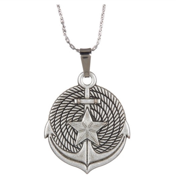 Alex and Ani Jewelry - New Alex and Ani Anchor Necklace in Silver!